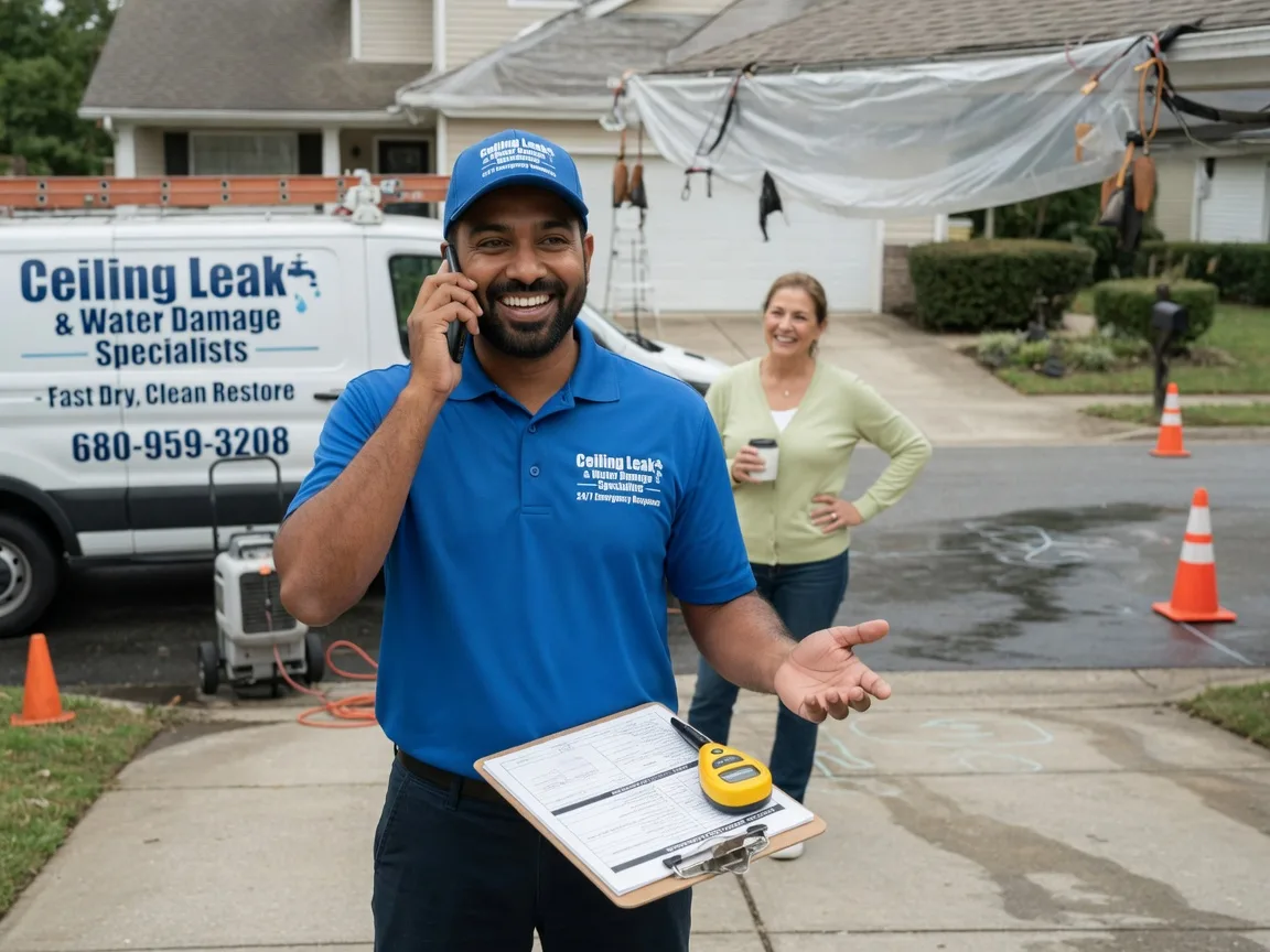 Ceiling Leak Cleanup Burnt Prairie, IL FAQs